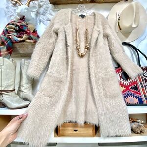 Cozy Chalet vibe boho knit sweater w prairie shabby chic cabin cottage feel